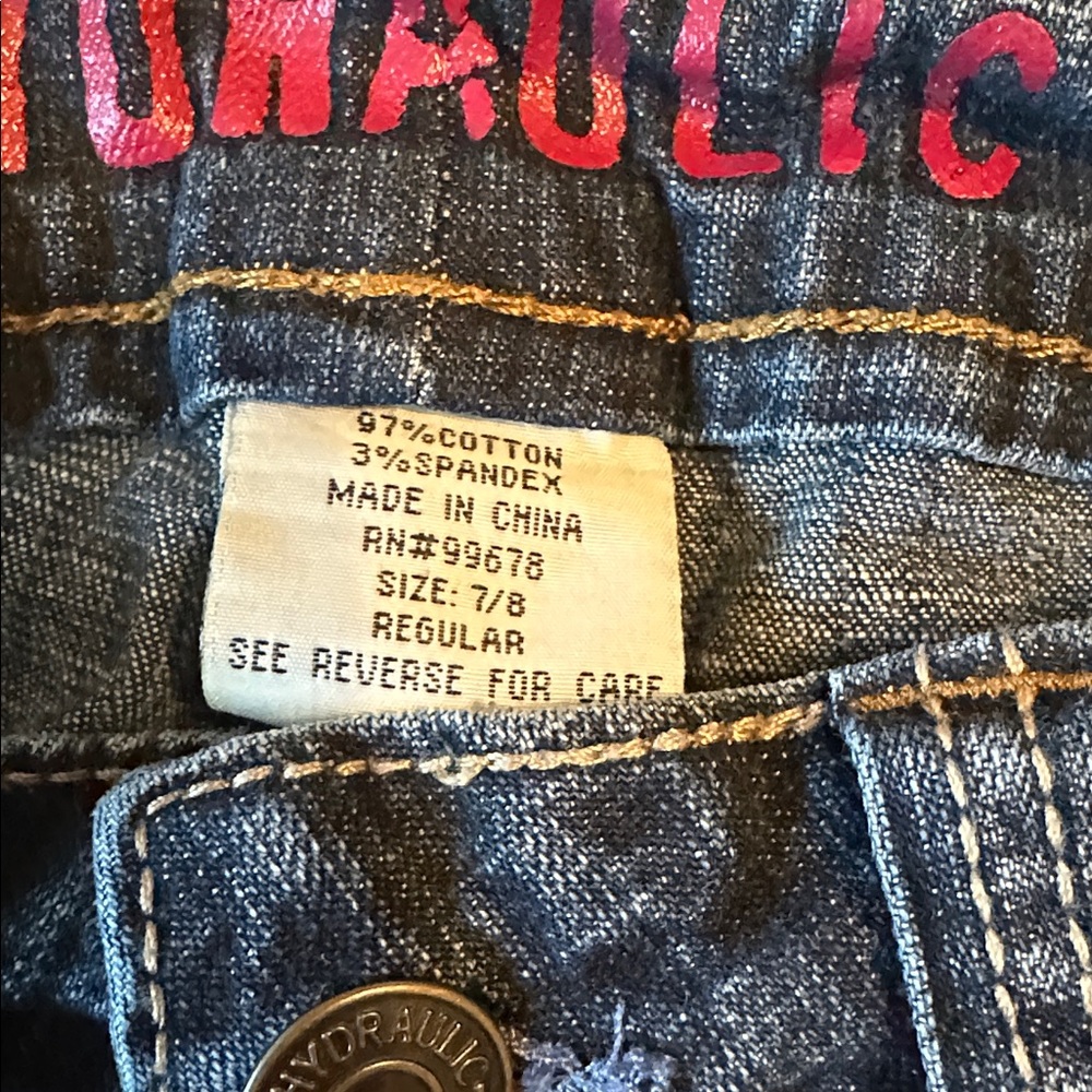 Hydraulic Super Low Flared Jeans - Picture 4 of 4